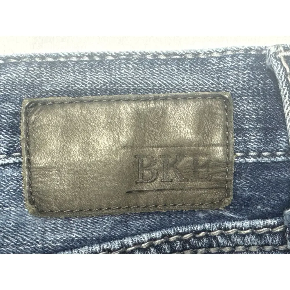BKE Denim Buckle Men's Derek Straight Leg Blue Jeans - Size 34R (34x30) *READ